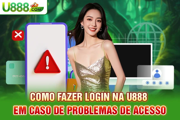Como fazer login na U888 em caso de problemas de acesso