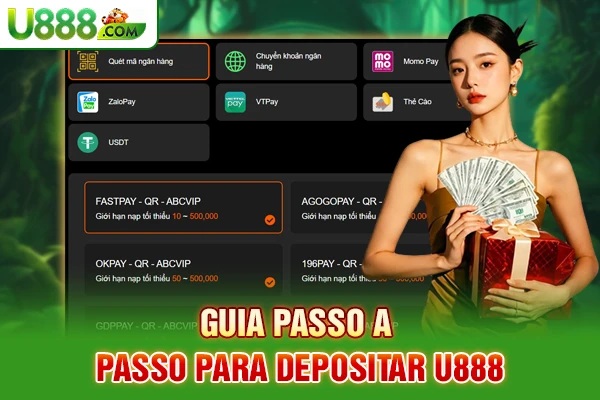 Guia passo a passo para depositar U888