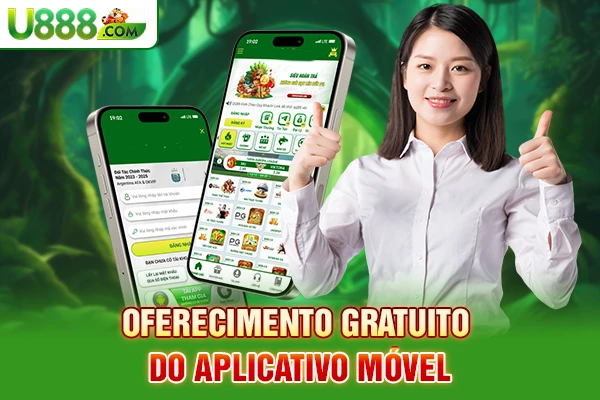 Oferecimento gratuito do aplicativo móvel