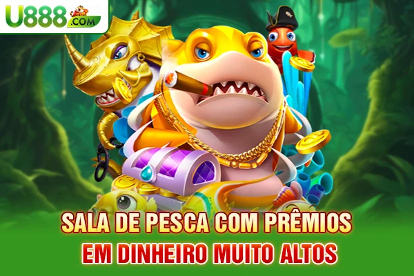 Sala de pesca com prêmios em dinheiro muito altos